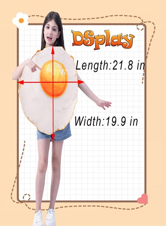 DSplay Unisex Kids Fried Egg Costumes - Image 3
